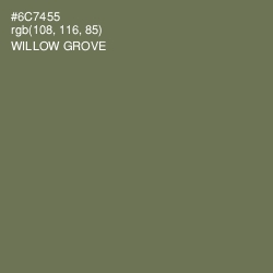 #6C7455 - Willow Grove Color Image